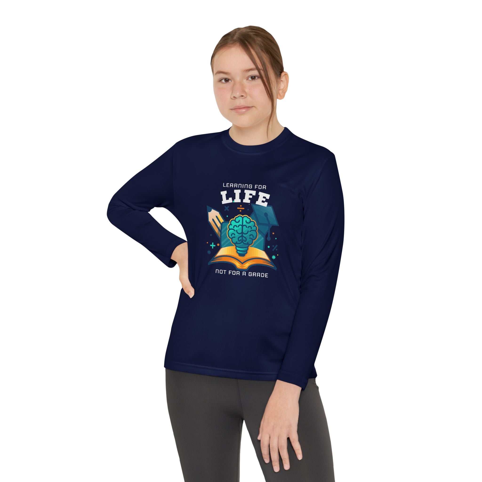Learning for Life Youth Long Sleeve Tee — Life Learner