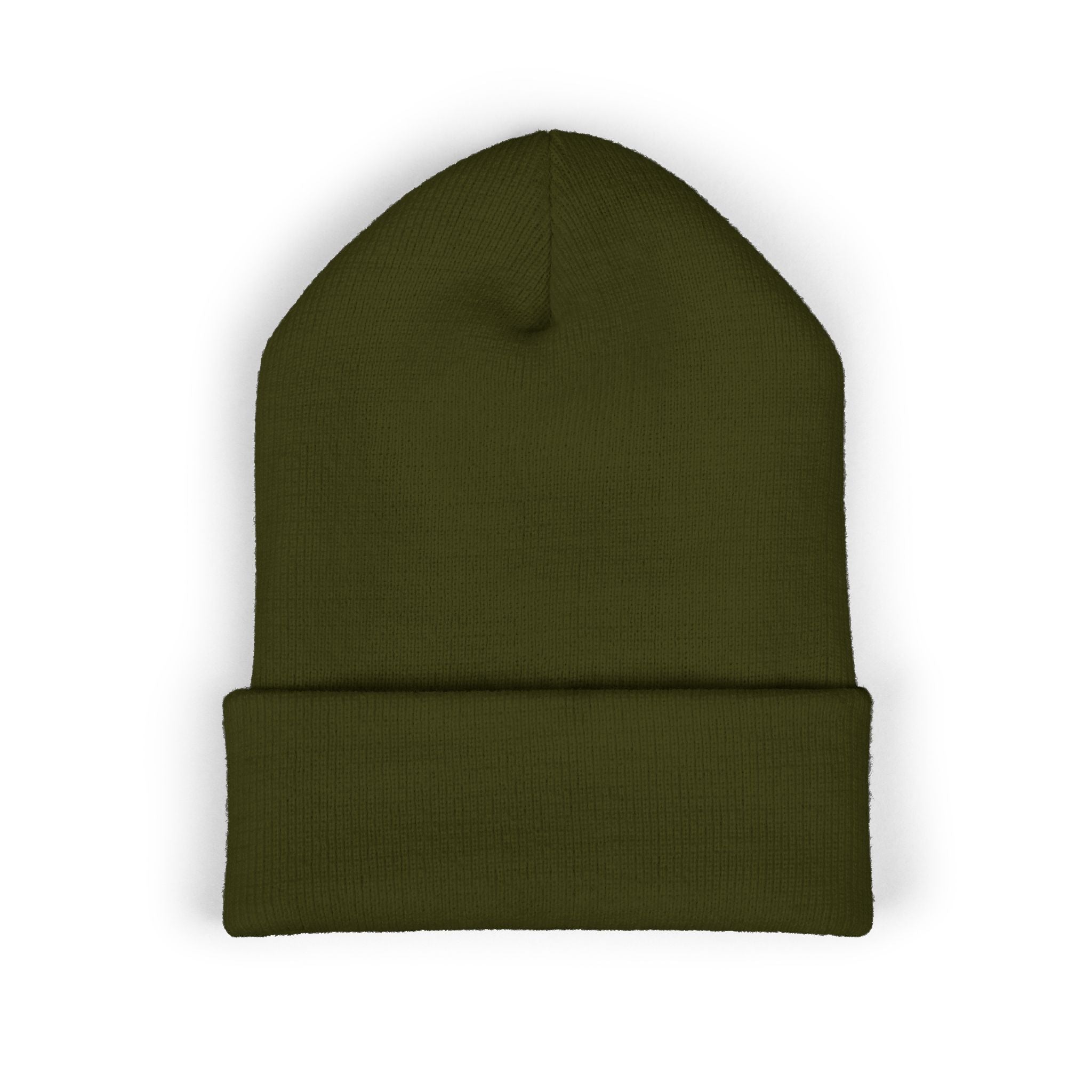 Minimalist Cuffed Beanie w/Embroidered logo