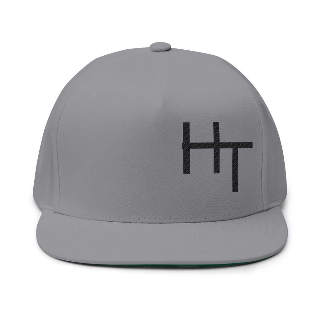 Minimalist Flat Bill Cap – Embroidered Logo