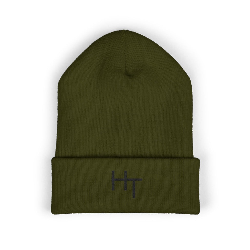 Minimalist Cuffed Beanie w/Embroidered logo
