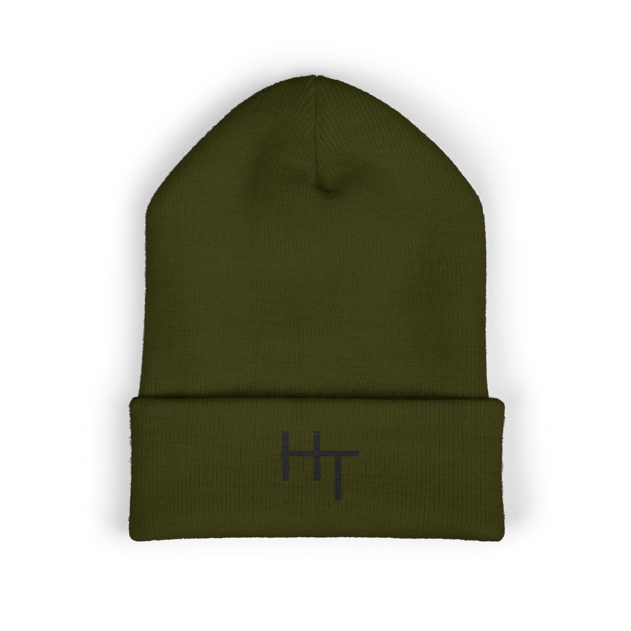 Minimalist Cuffed Beanie w/Embroidered logo