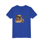 Youth Tee — Funny Bulldog Graphic “mmm, actually” Kids Shirt