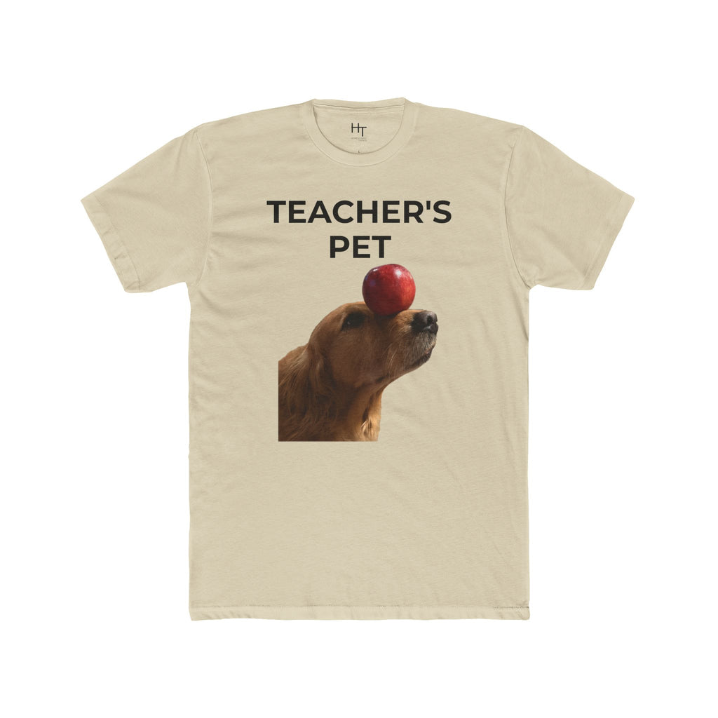Teacher's Pet T-Shirt — Cute Dog Balancing Apple Tee for Teachers & Students
