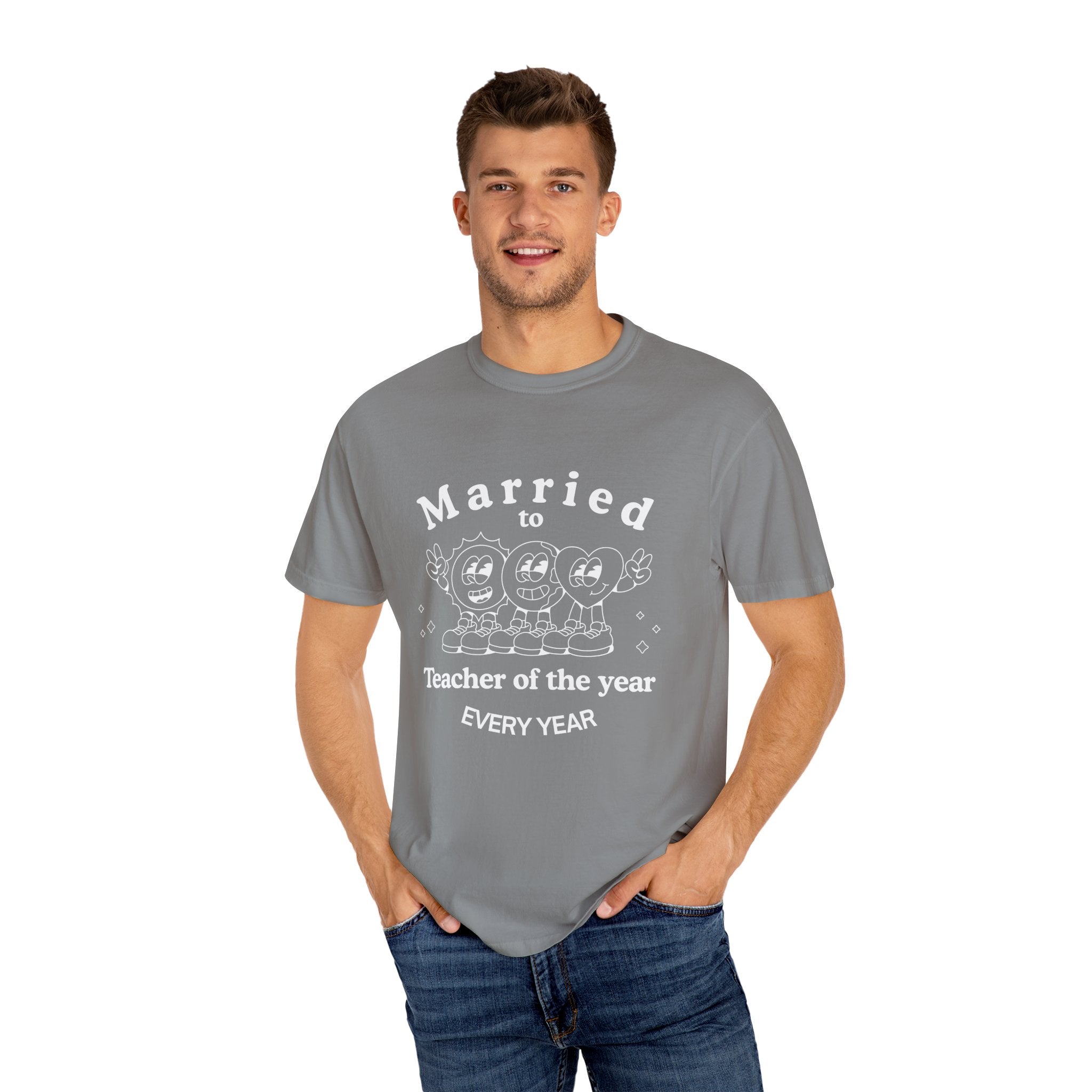 Married to Teacher of the Year T-Shirt — Funny Homeschool dad shirt