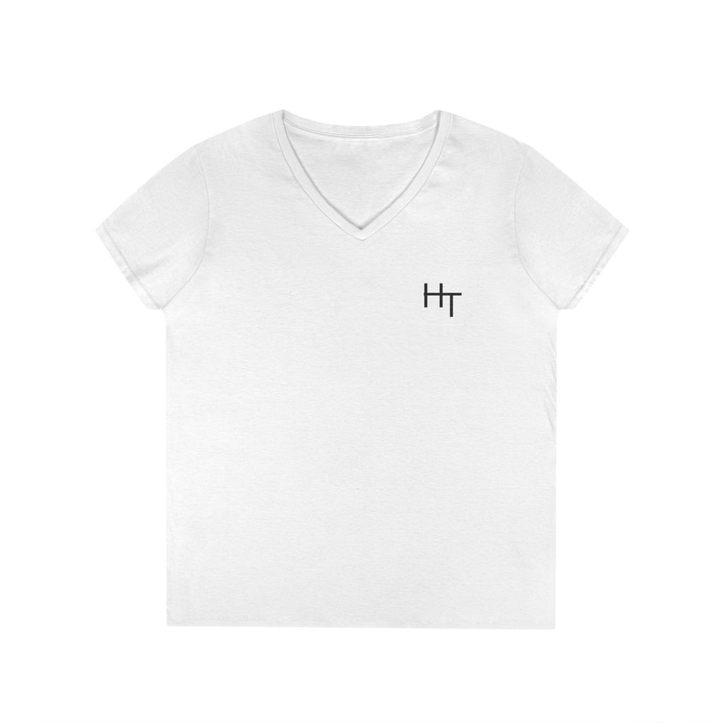 Minimalist Ladies' V-Neck T-Shirt