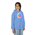 Youth Hoodie — Colorful Fire-Breathing Dragon Graphic