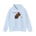 Teacher’s Pet Hoodie – Funny Dog with Apple Design