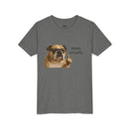 Youth Tee — Funny Bulldog Graphic “mmm, actually” Kids Shirt