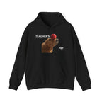 Teacher’s Pet Hoodie – Funny Dog with Apple Design