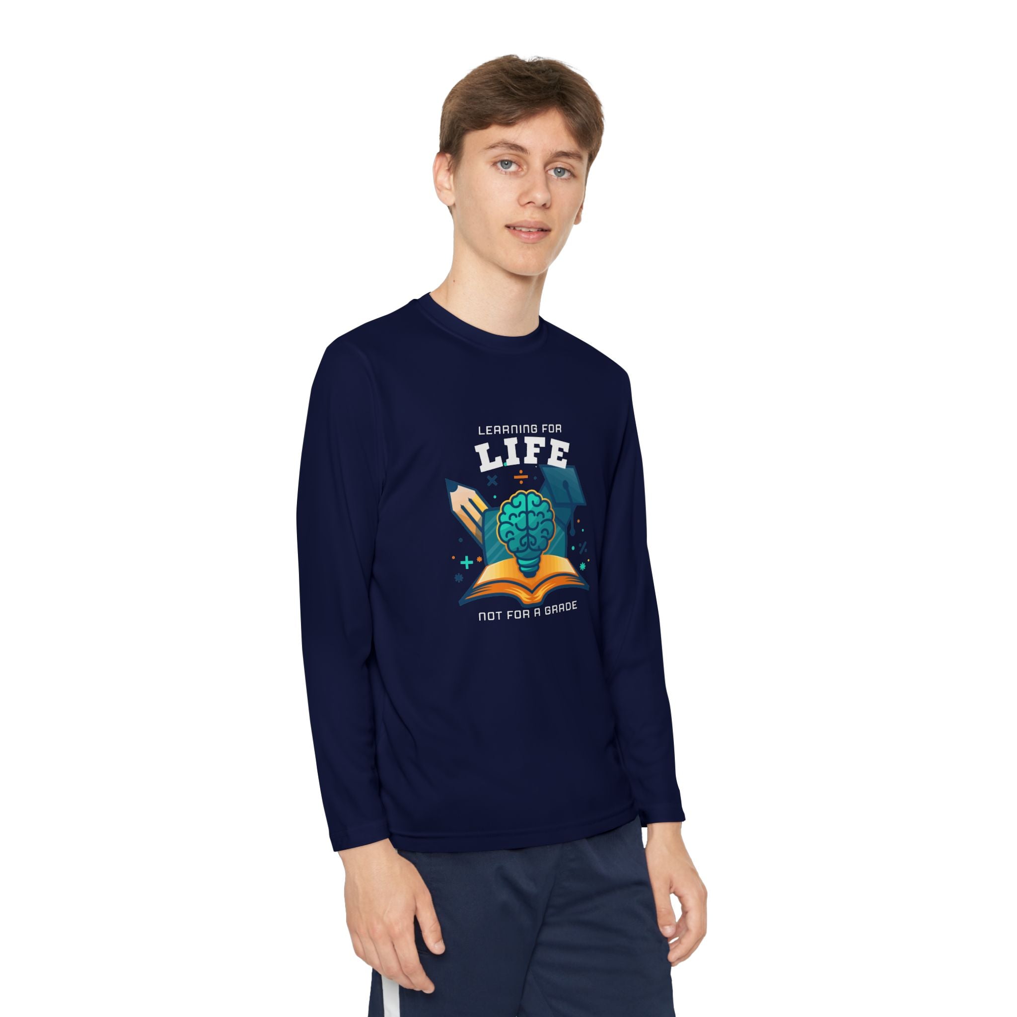 Learning for Life Youth Long Sleeve Tee — Life Learner