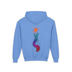 Youth Hoodie — Colorful Fire-Breathing Dragon Graphic