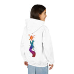 Youth Hoodie — Colorful Fire-Breathing Dragon Graphic