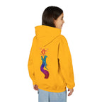 Youth Hoodie — Colorful Fire-Breathing Dragon Graphic