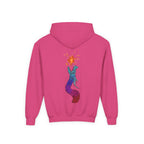 Youth Hoodie — Colorful Fire-Breathing Dragon Graphic