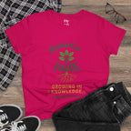 Rooted in Faith Women's Tee — "Growing in Knowledge" Colossians 2:7 Christian T-Shirt