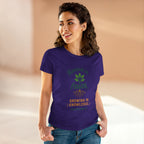 Rooted in Faith Women's Tee — "Growing in Knowledge" Colossians 2:7 Christian T-Shirt