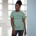 Floral Women’s Tee — 'Growing World Changers' Inspirational T-Shirt