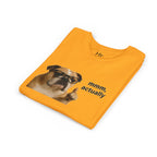 Youth Tee — Funny Bulldog Graphic “mmm, actually” Kids Shirt