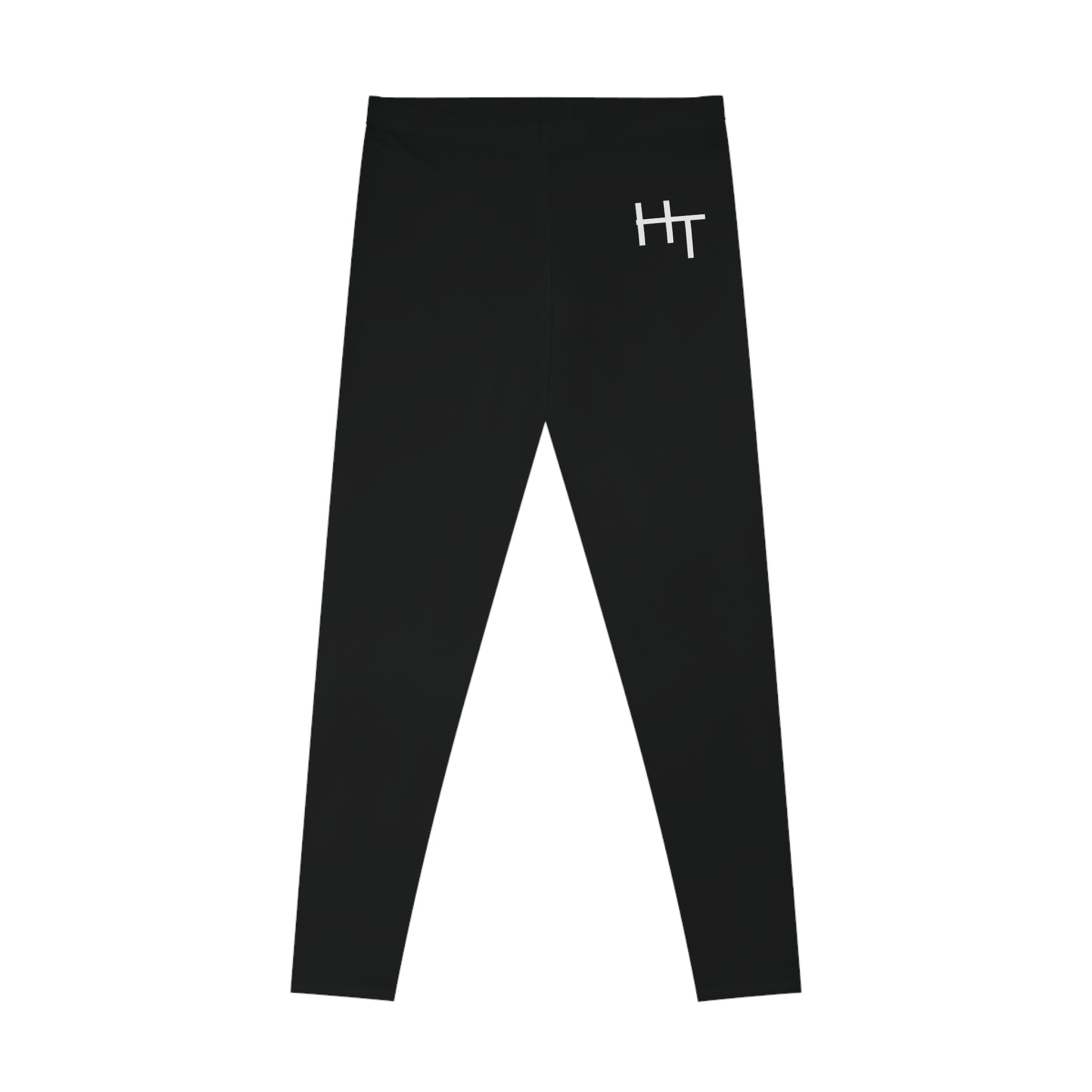 Minimalist Leggings — Black High-Waist Stretch Yoga & Activewear
