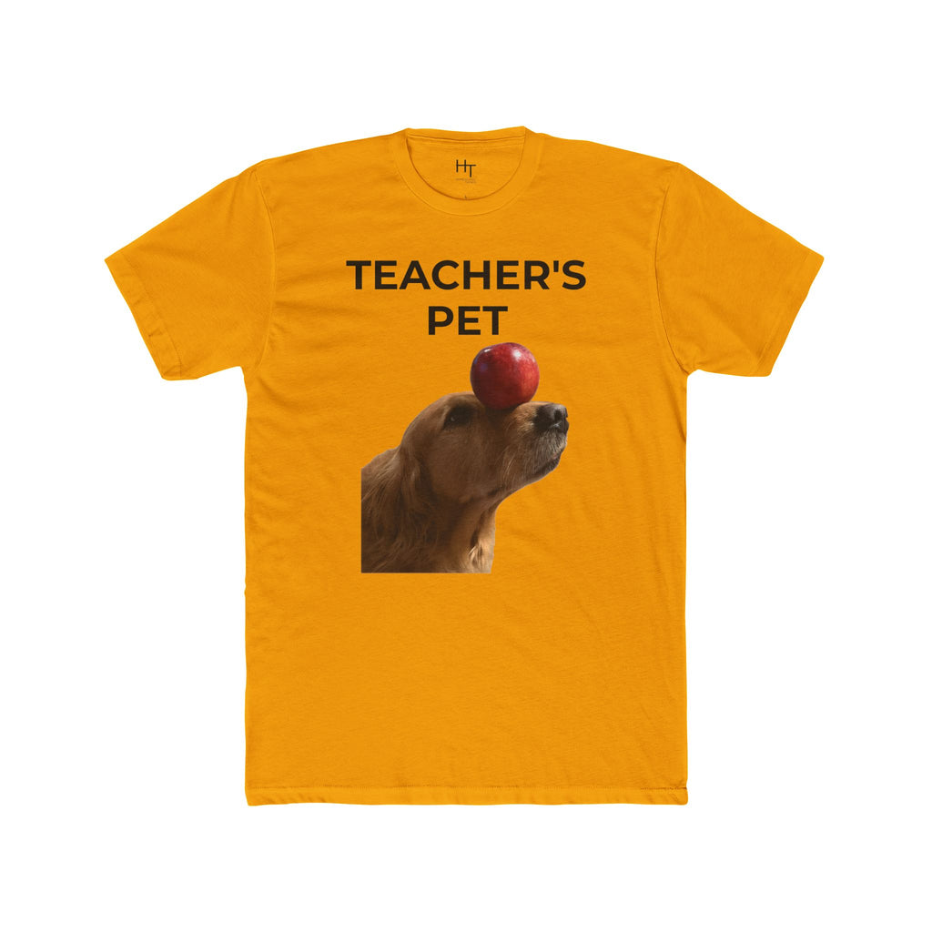 Teacher's Pet T-Shirt — Cute Dog Balancing Apple Tee for Teachers & Students