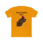 Teacher's Pet T-Shirt — Cute Dog Balancing Apple Tee for Teachers & Students
